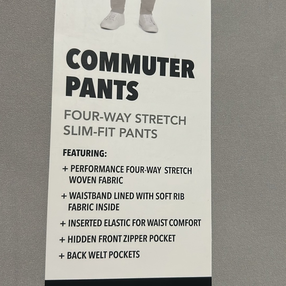 Marc New York commuter Pants slim fit size 38x32 NWT - Picture 3 of 4